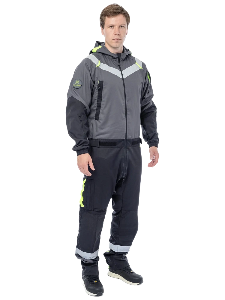 Комбинезон BRODEKS KS 503 (серый/черный)