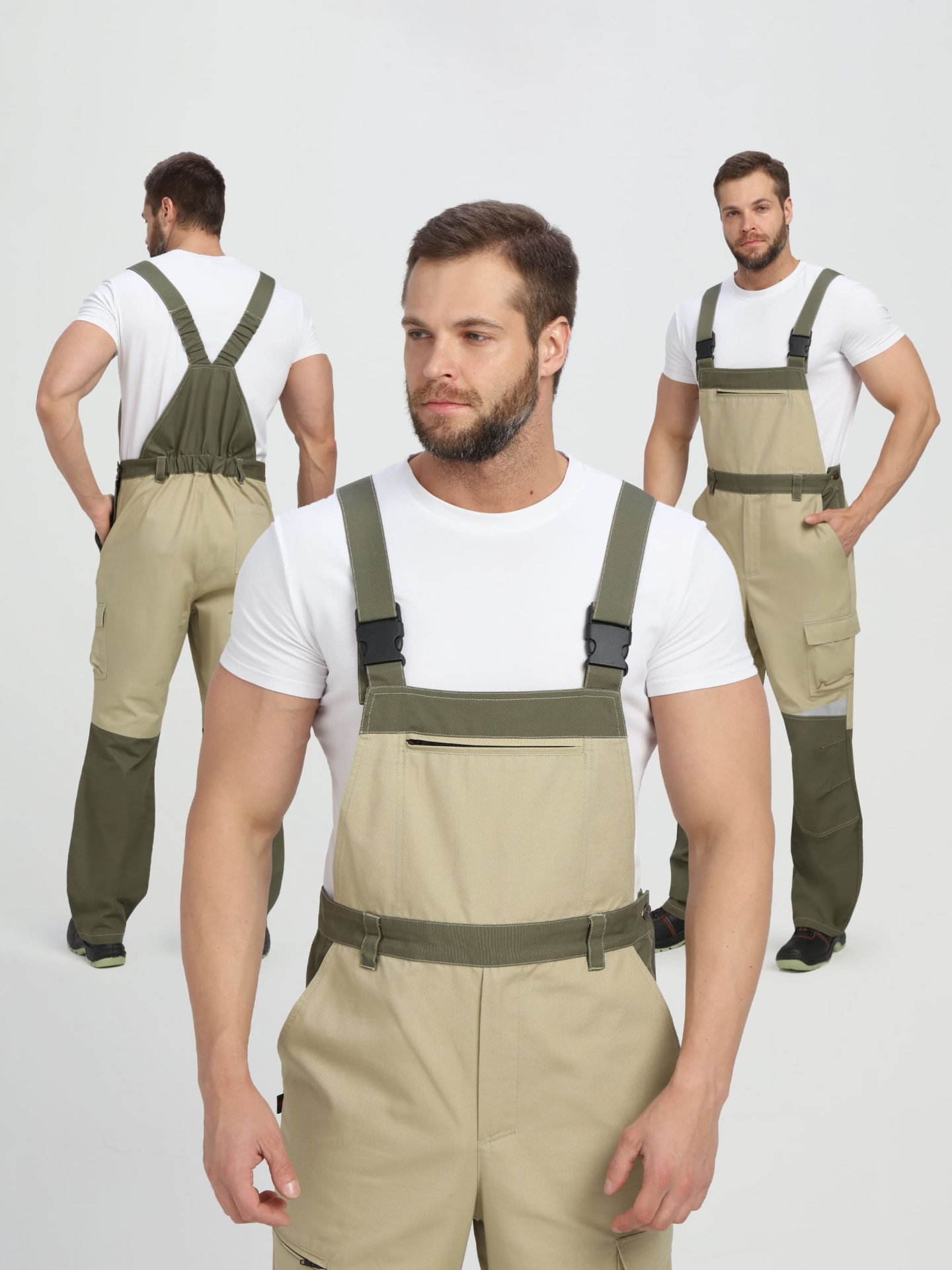 Полукомбинезон ЧЕЛСИ CH (хаки/бежевый)