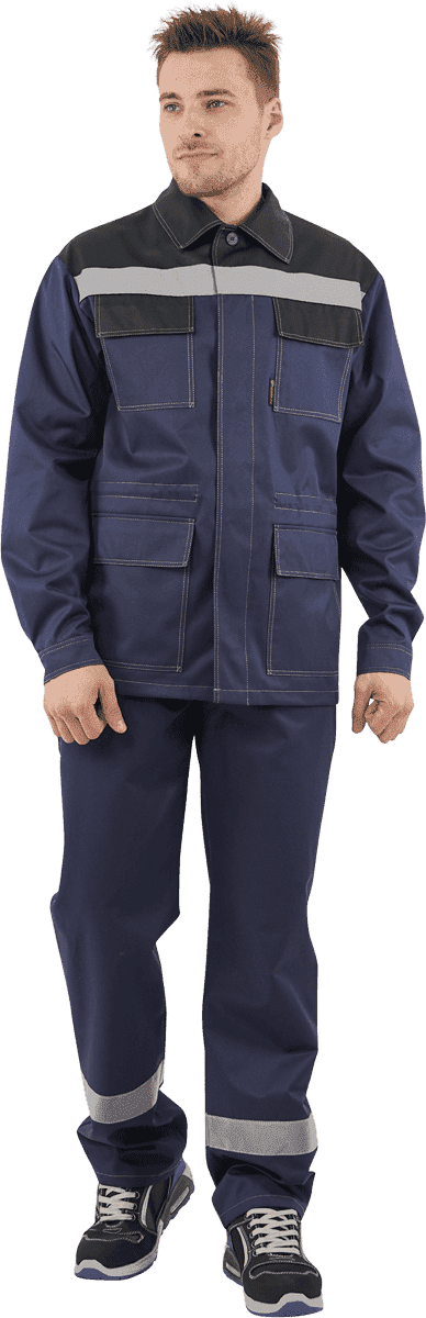 Костюм АРТЕЛЬ с БР (т.синий/черный)