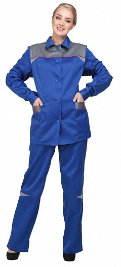 Костюм ЛАДА с БР (василек/серый)