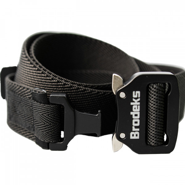 Ремень BRODEKS KM102+ стрейч (черный)