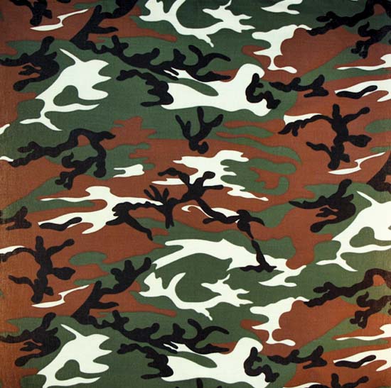 Бандана Камуфляж лесной (т.зеленый)