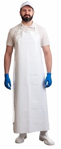 Фартук ЛАРИПОЛ полиуретановый облегченный 90x130см (белый)