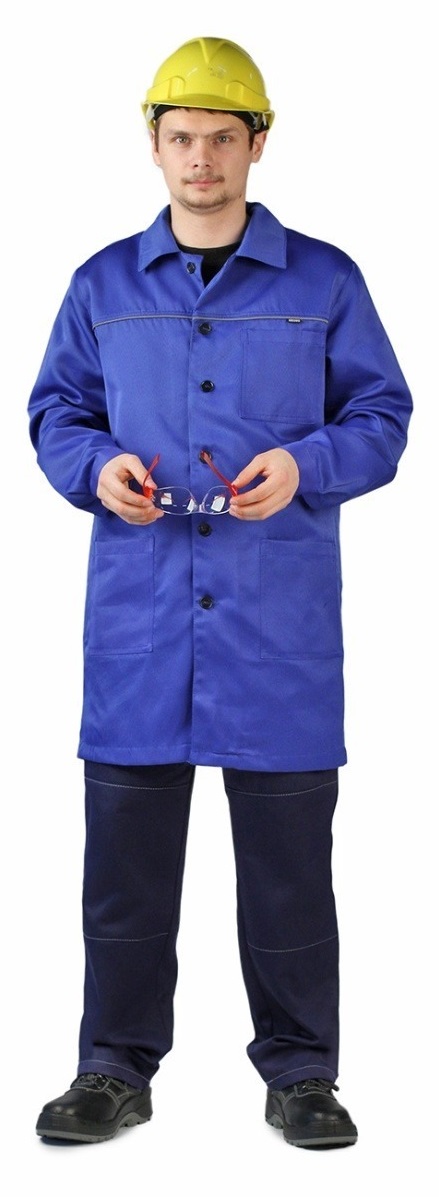 Халат ВАЛЕНТ (васильковый)