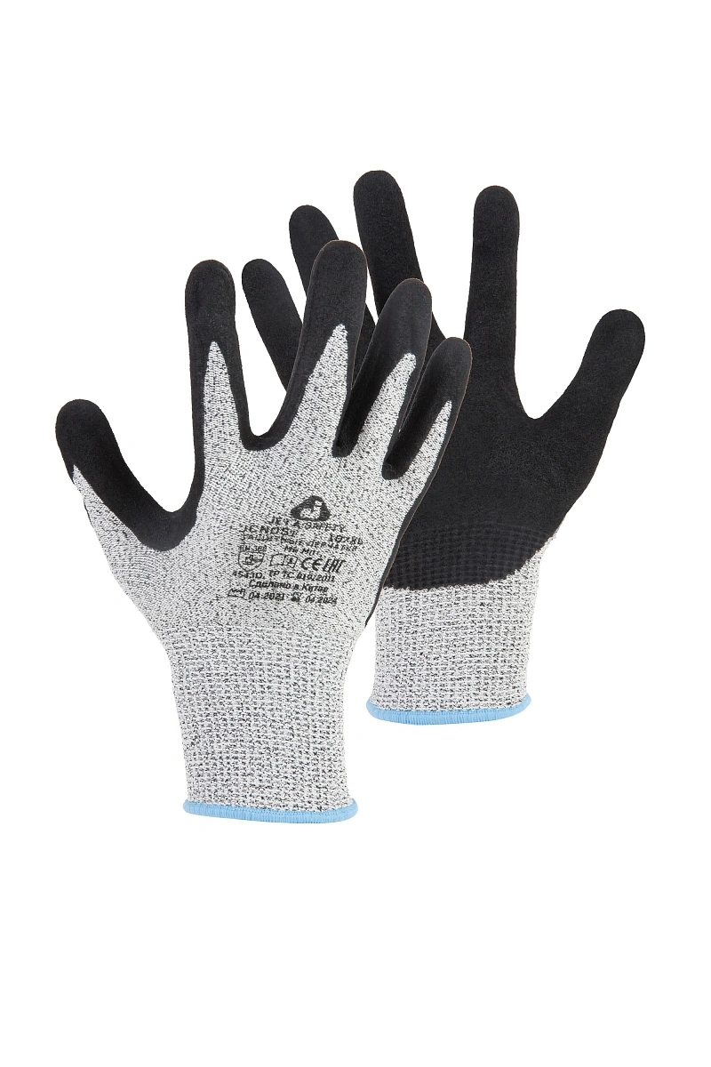 Перчатки JETA SAFETY JCN051 антипорезные с нитриловым покрытием (5 класс)