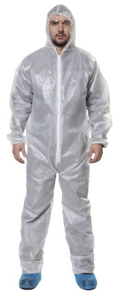 Комбинезон КАСПЕР из спанбонда ламинированный 50 гр/м2 (белый)
