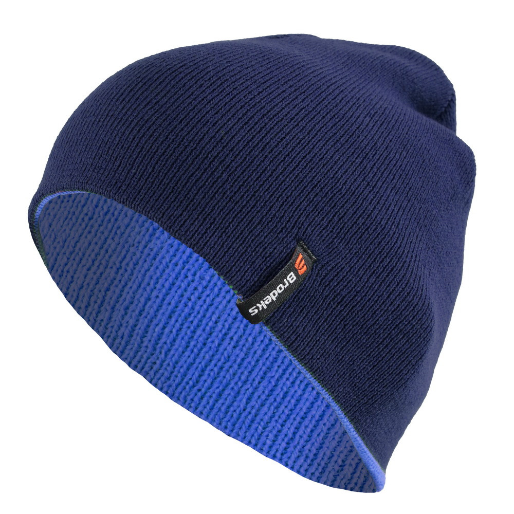 Шапка BRODEKS LIGHT BICOLOR (т.синий/синий)