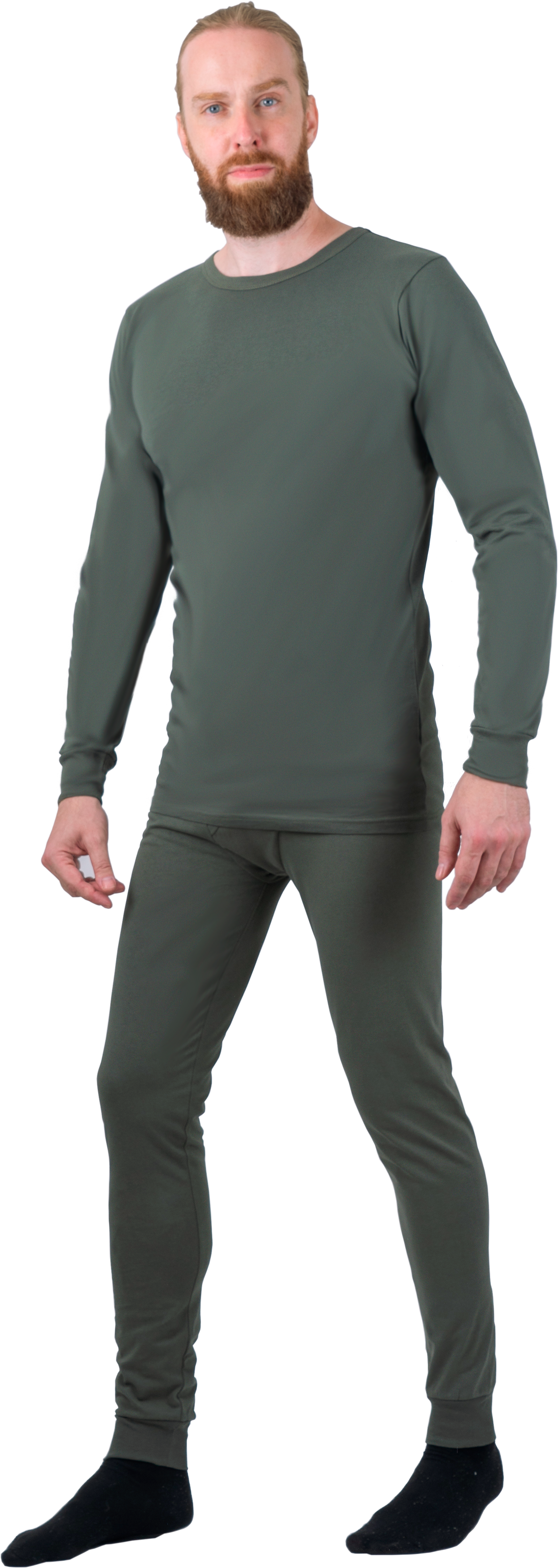 Белье мужское фуфайка кальсоны (хаки)