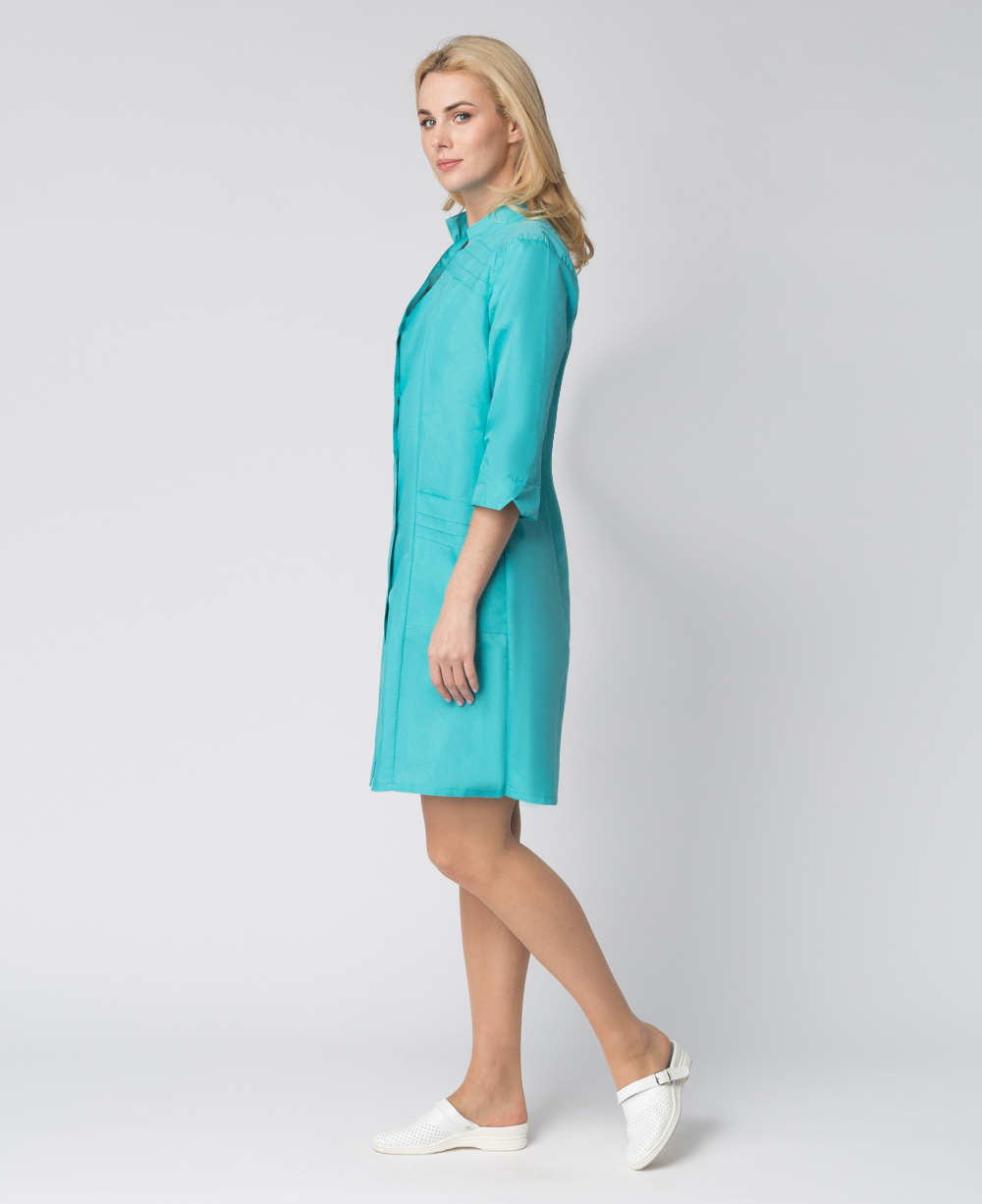 Халат ЛИРА женский медицинский (бирюзовый)