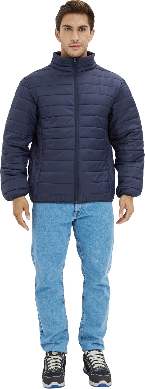 Куртка ДЕМИ стеганая зимняя (т.синий)