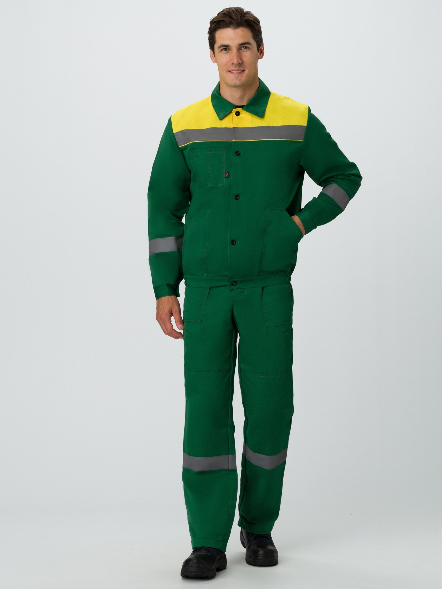 Костюм ЛИГОР-2 СОП с ПК (зеленый/желтый)