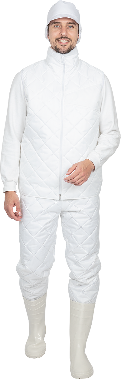 Жилет АПРЕЛЬ зимний (белый)