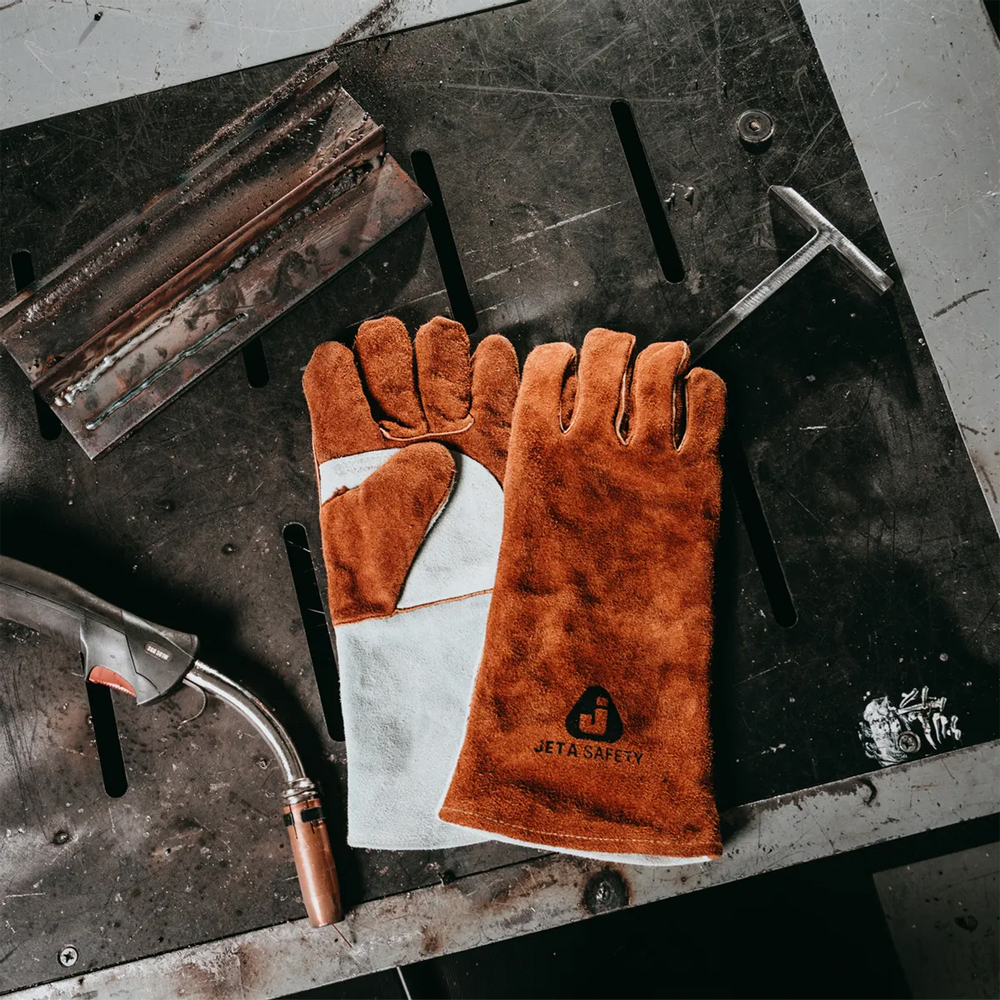 JWK401 Краги сварочные c подкладкой