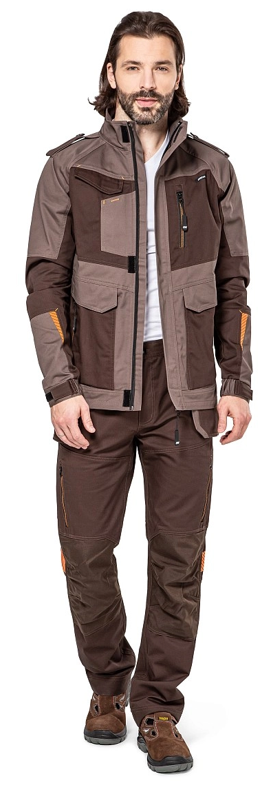 Куртка МИСТ (коричневый/бежевый)