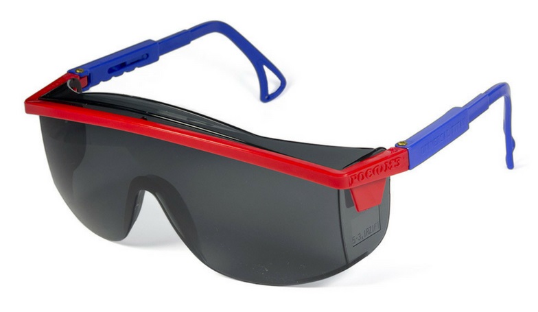 Очки открытые РОСОМЗ™ О37 UNIVERSAL TITAN 13725 5-3,1 PL (серый)