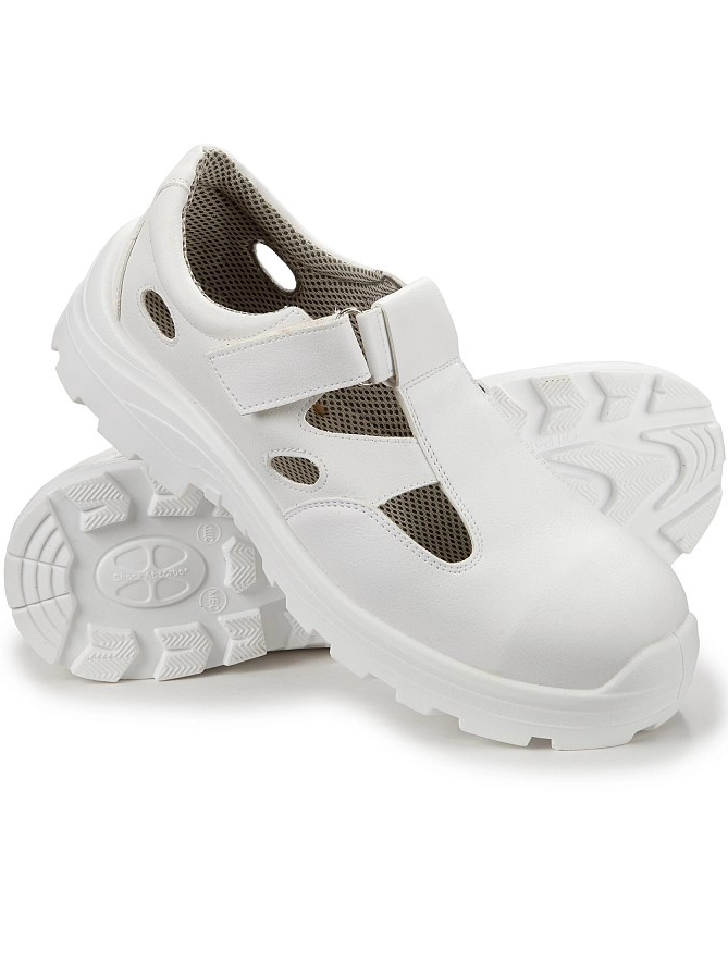 Полуботинки рабочие с перфорацией с МП (белый)