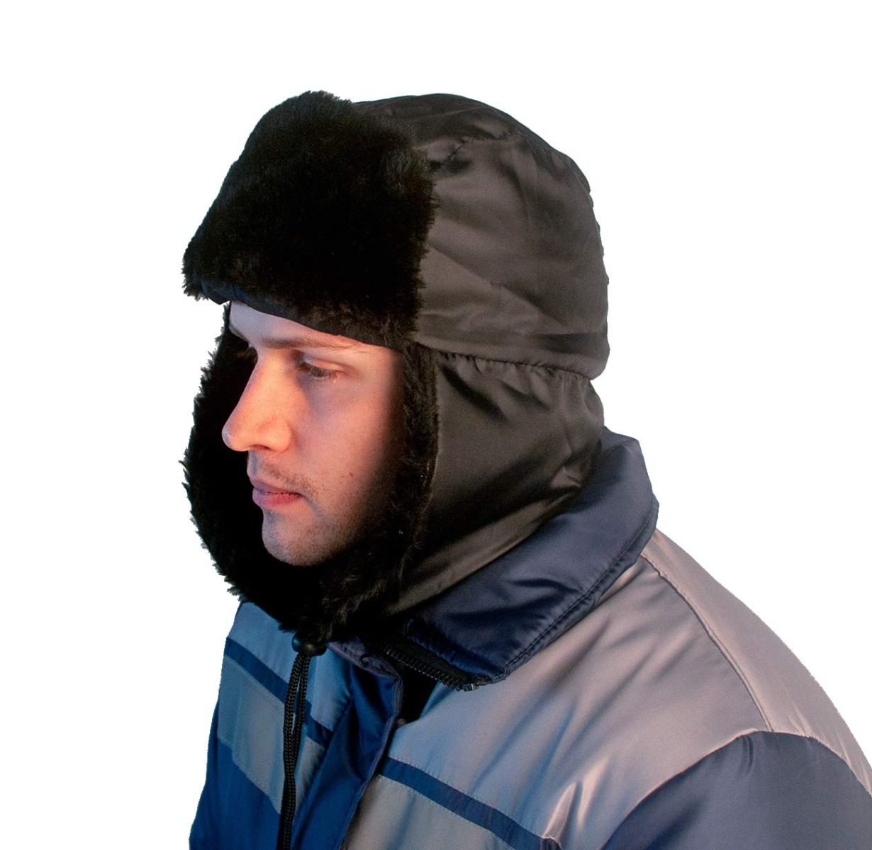 Шапка-ушанка АНТИФРОСТ (черный)