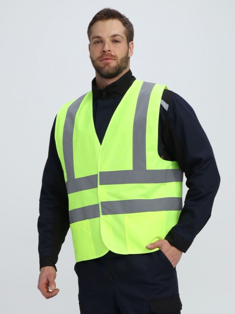 Жилет PROFLINE SPECIALIST сигнальный с карманами СОП-4 (желтый)