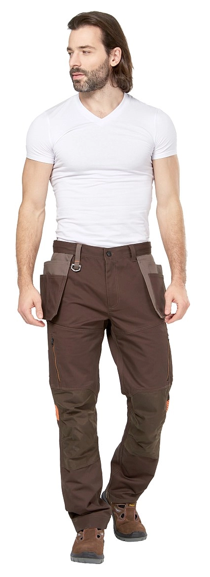 Брюки МИСТ (коричневый/бежевый)