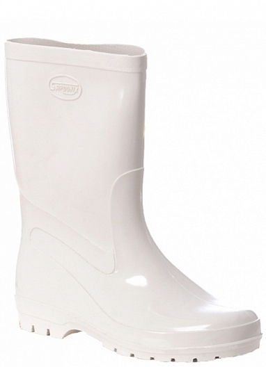 Сапоги ПВХ женские резиновые белые