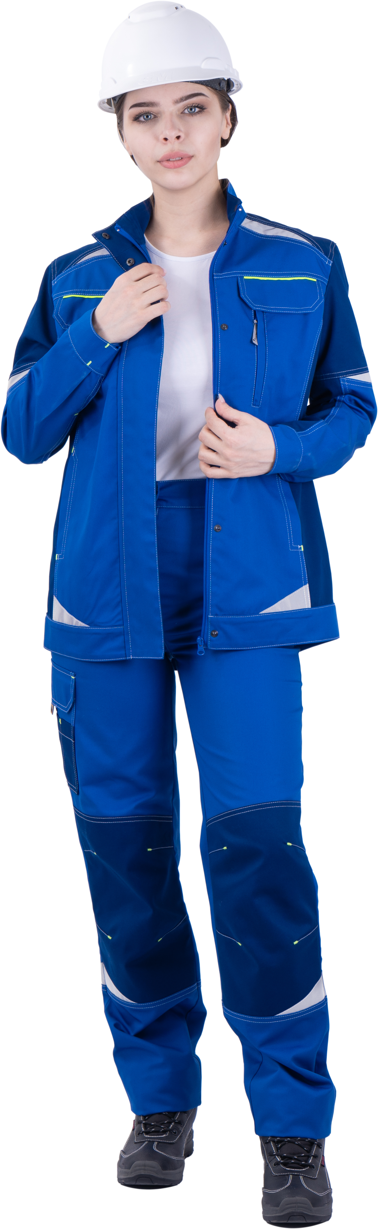 Куртка ТУРБО SAFETY женская (василек/синий)