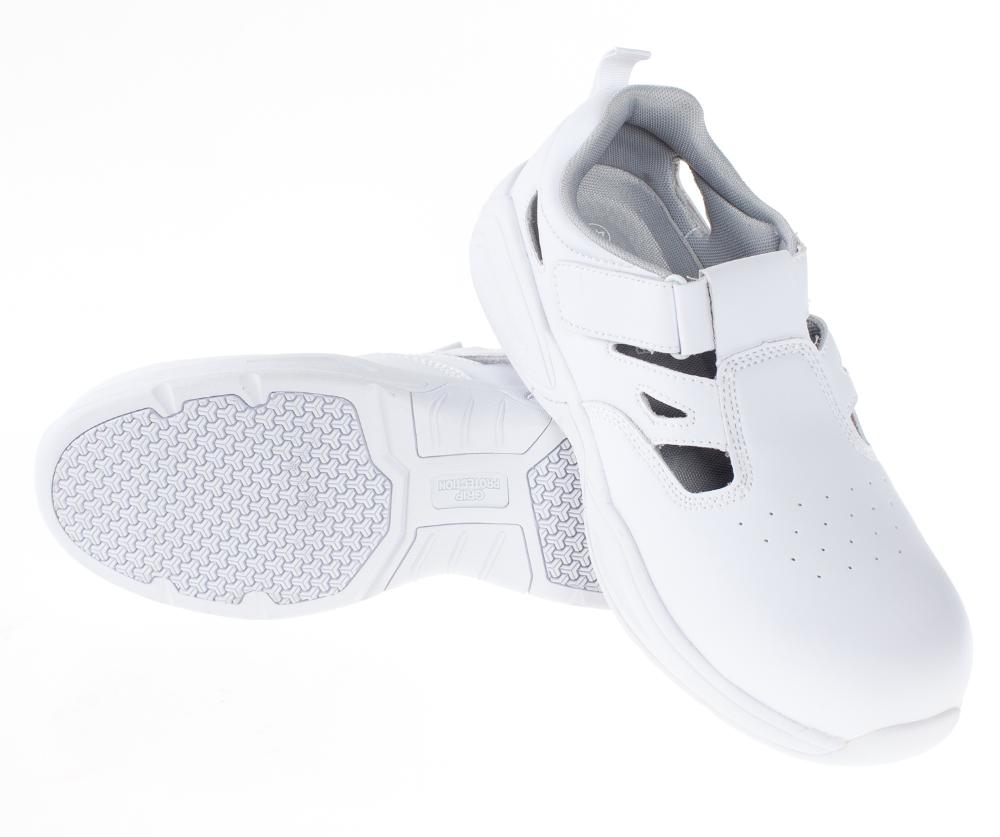 Туфли WHITE GRIP PROTECTION 19143 ЭВА-Нитрил с перфорацией с ПП (белый)