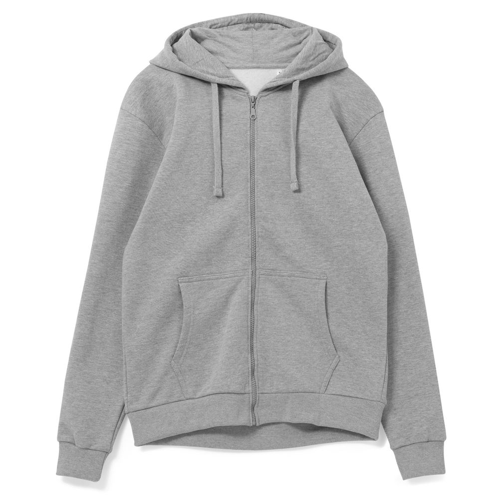 Толстовка SIVERGA 2.0 на молнии с капюшоном (серый меланж)