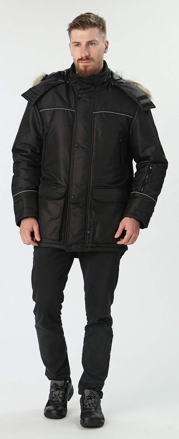 Куртка АЛЯСКА-ЛЮКС зимняя (черный)