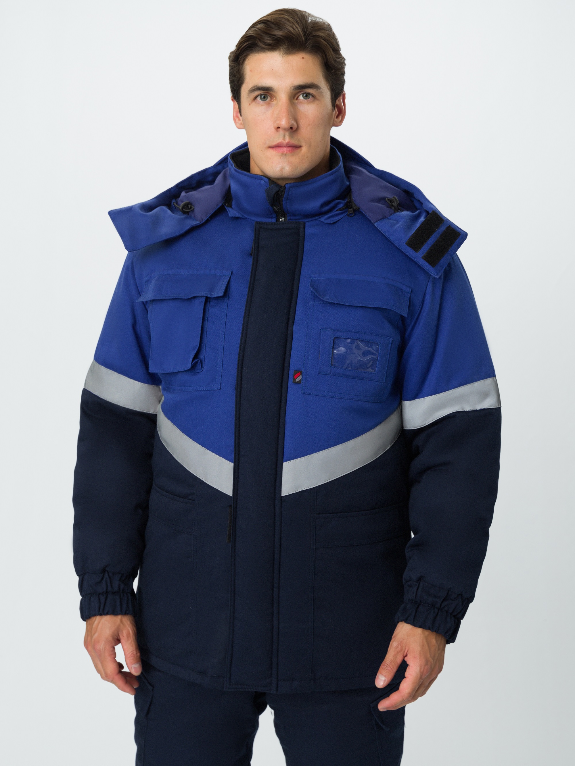 Костюм ЭКСПЕРТ-АНТИСТАТ МВО зимний с ПК (т.синий/васильковый)