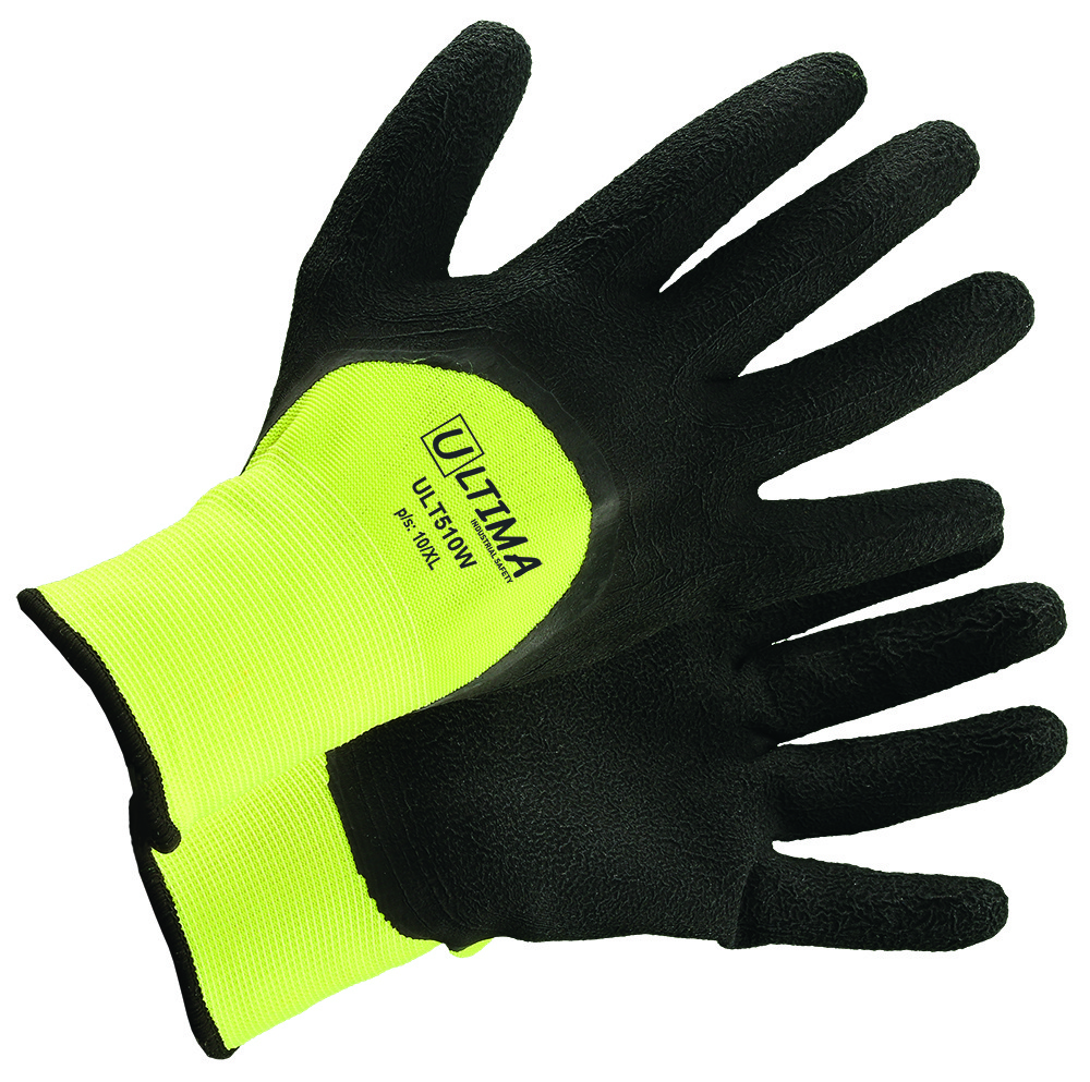 Перчатки ULTIMA ULT510W двухслойные с латексным покрытием зимние