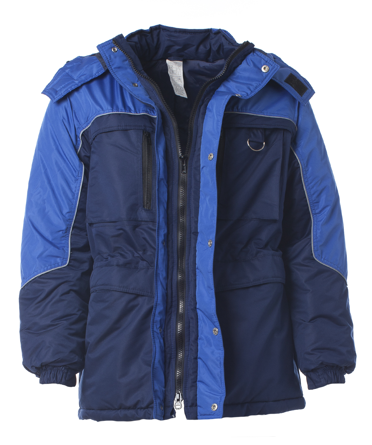 Куртка ВЕГА зимняя (т.синий/васильковый)