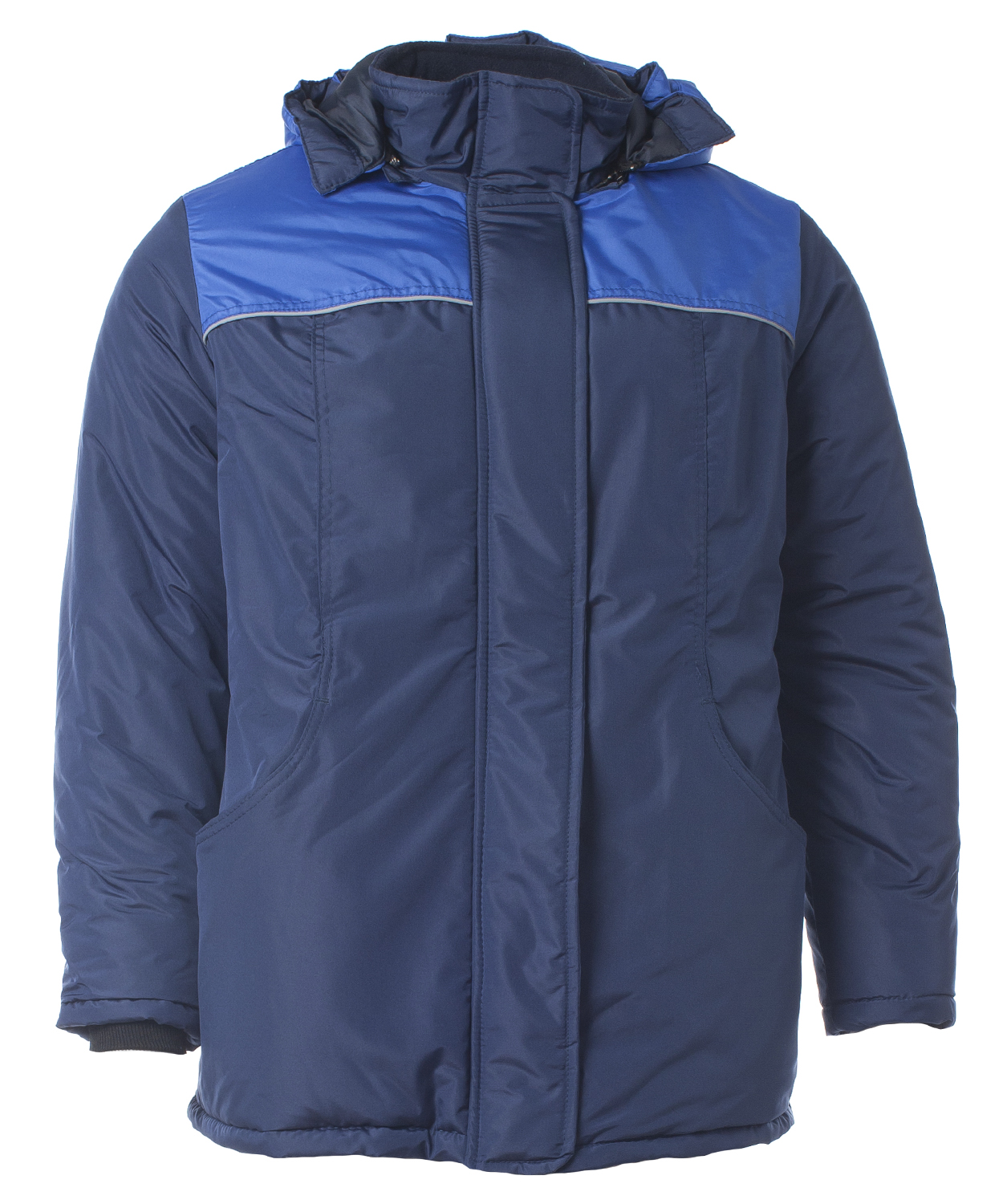 Куртка СНЕЖАНА зимняя женская (т.синий/васильковый)