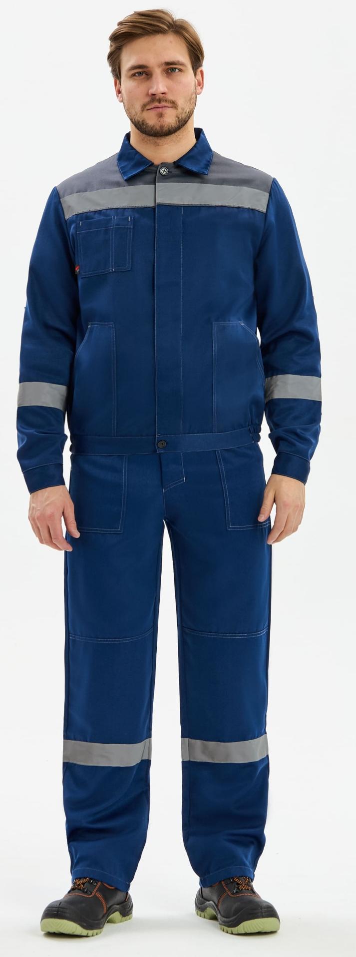 Костюм ЛИГОР-1 СОП К. с БР (т.синий/серый)