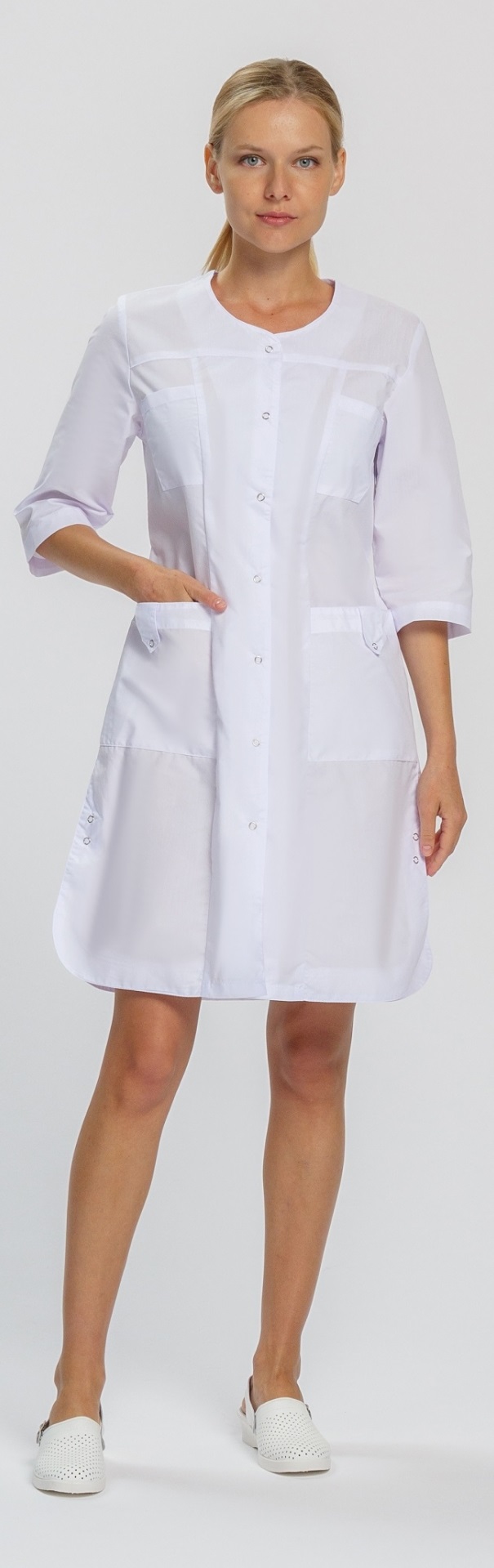 Халат ОРХИДЕЯ женский (белый)