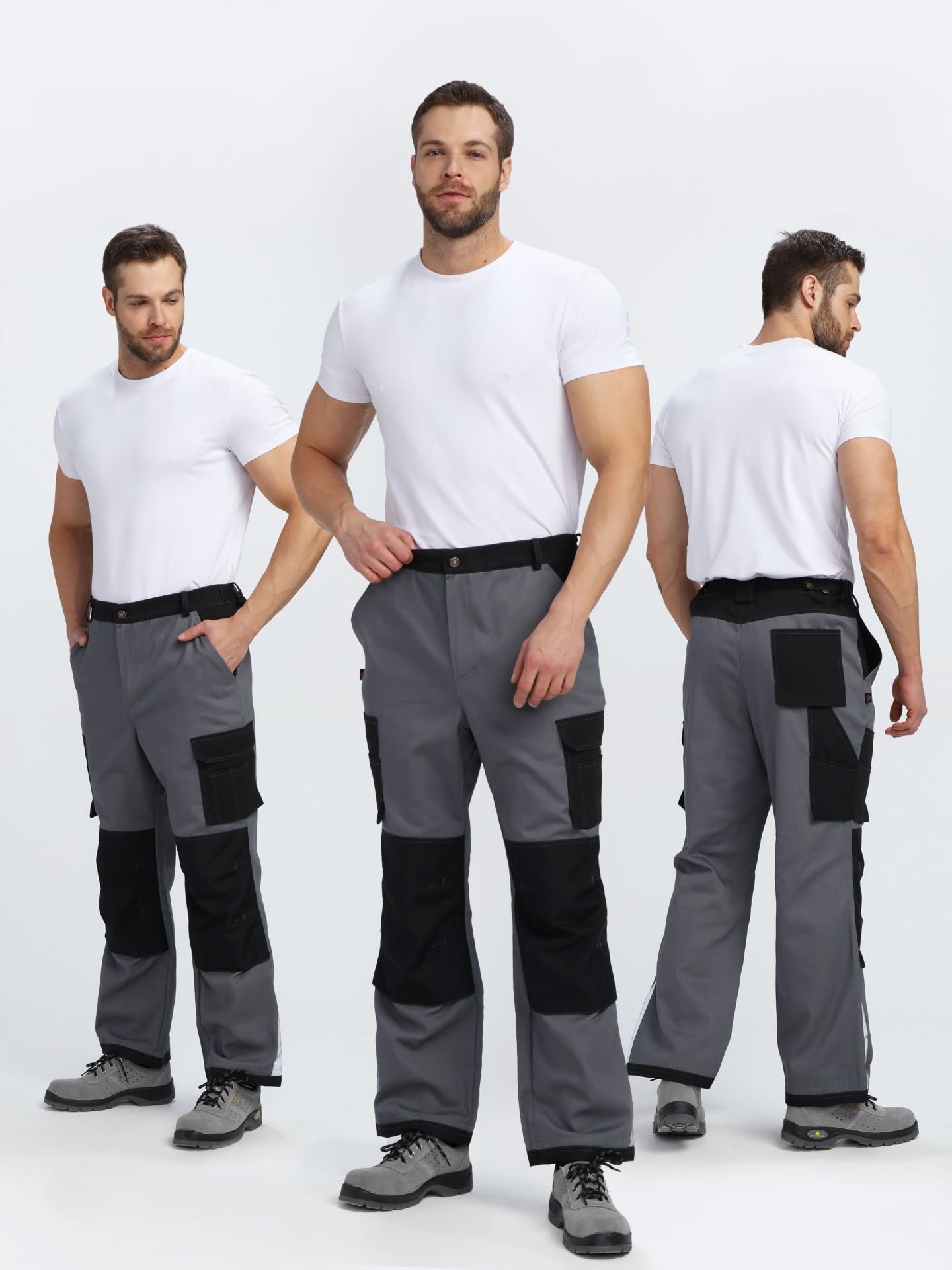 Брюки МИЛАН NEW CH МВО (т.серый/черный)