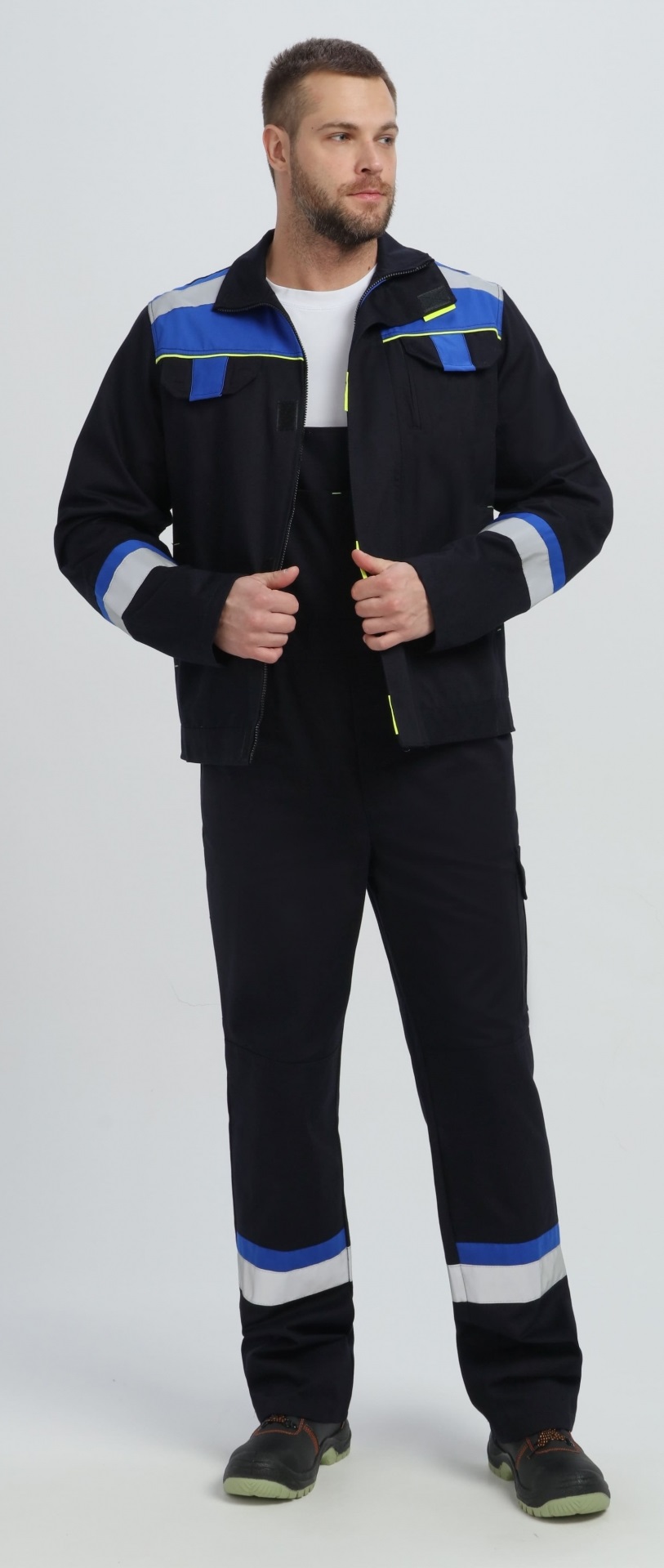 Костюм БОСТОН IMP с ПК (т.синий/васильковый)