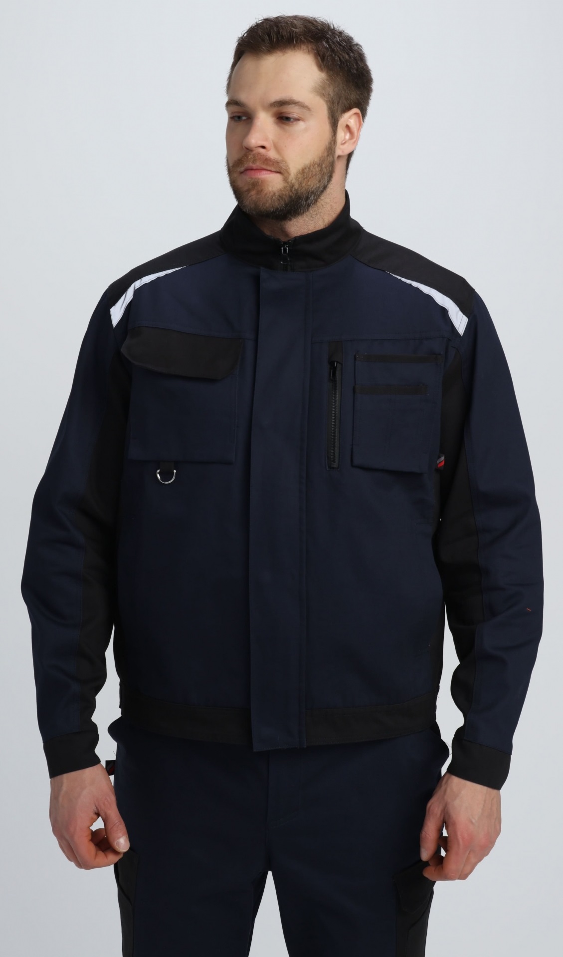 Куртка МИЛАН CH (т.синий/черный)