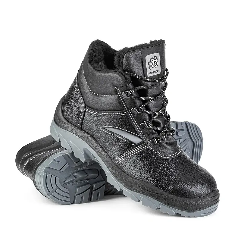 Ботинки КОМФОРТ рабочие зимние (черный)