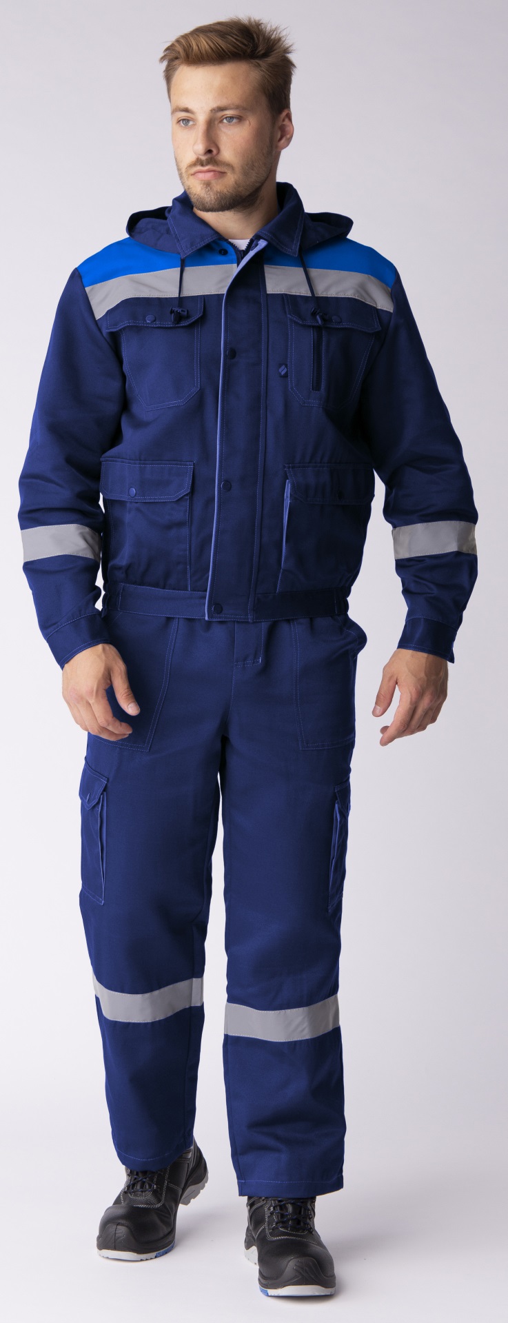 Костюм ТИТАН-2 СОП IMP с ПК (т.синий/васильковый)