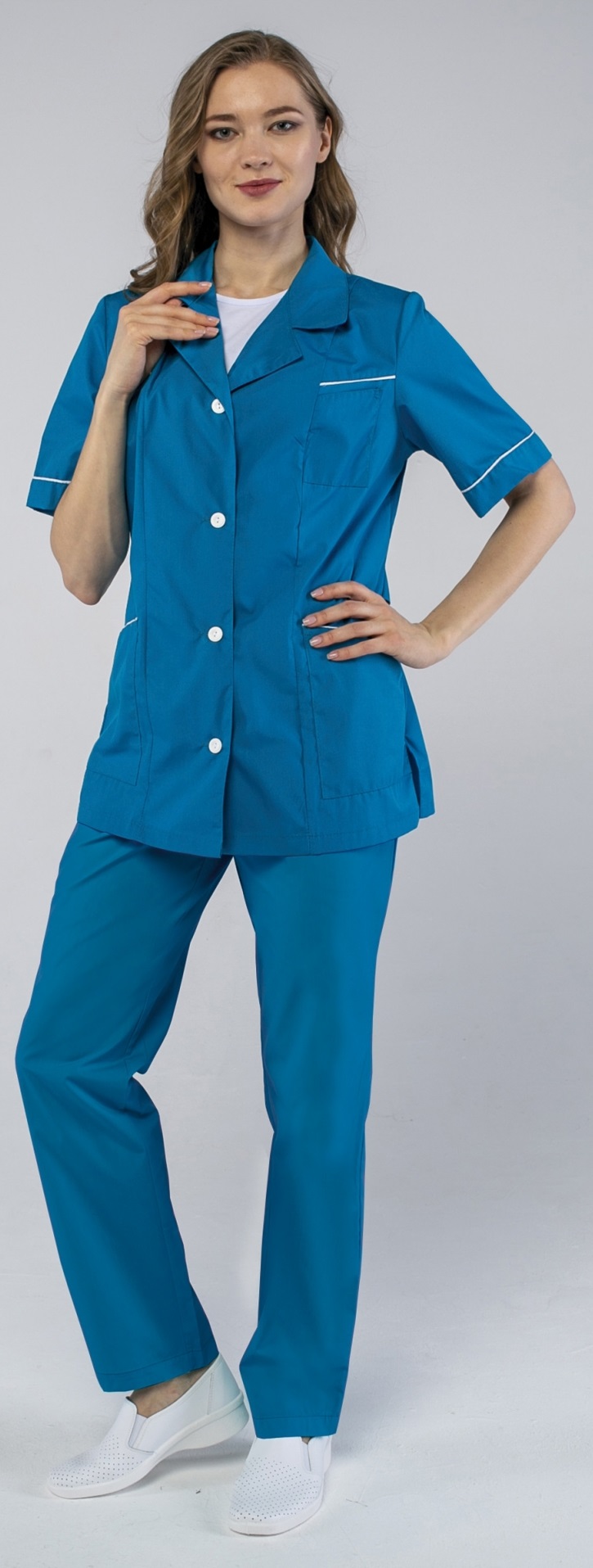 Костюм МАГНОЛИЯ женский с БР (морская волна)