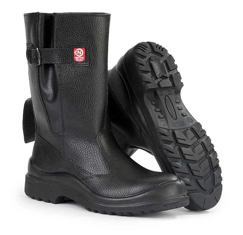 Сапоги НИТРО МАКС с КП КЩС нат.мех (черный)