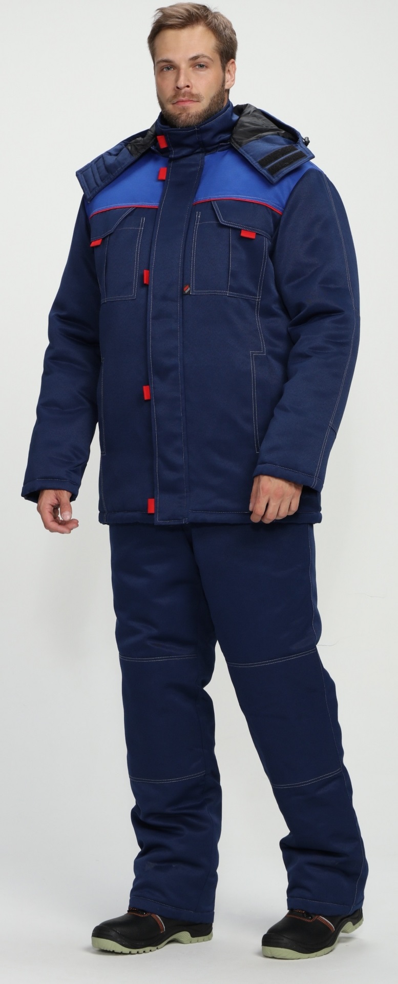 Костюм ФАВОРИТ-2 зимний с ПК (т.синий/васильковый)