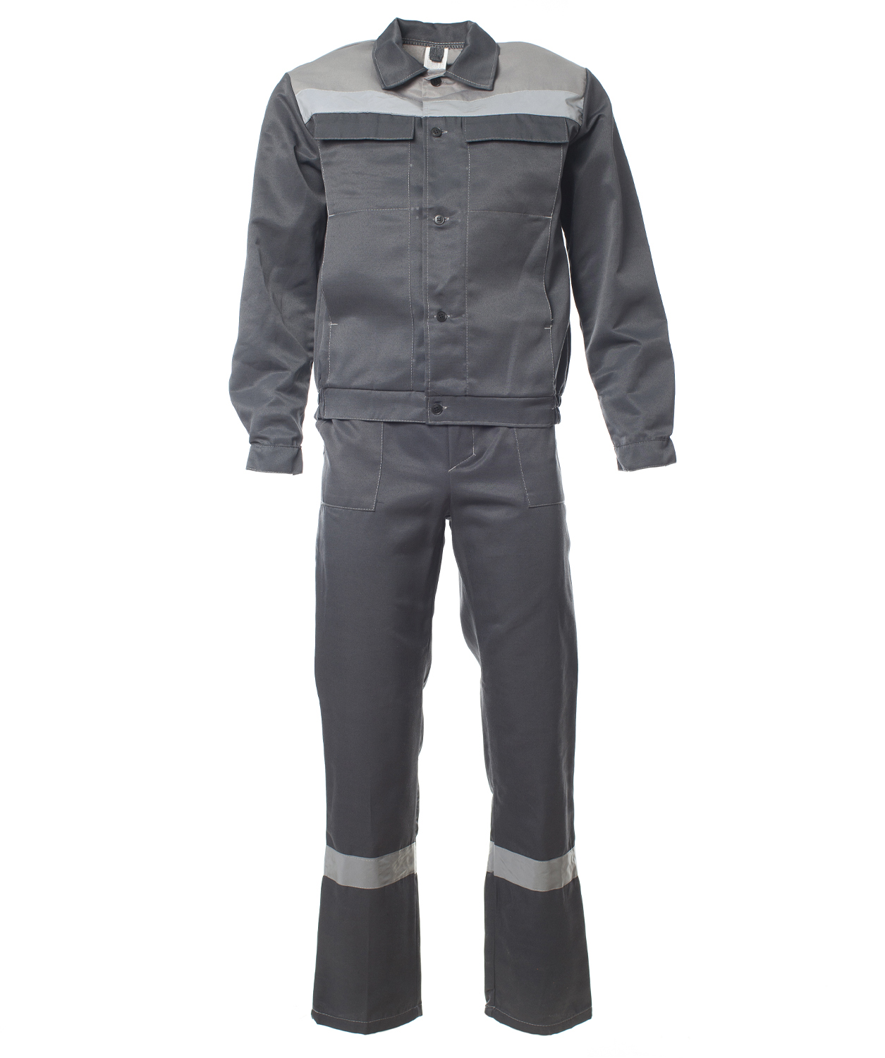 Костюм ОПТИМАЛ СОП с ПК (т.серый/серый)