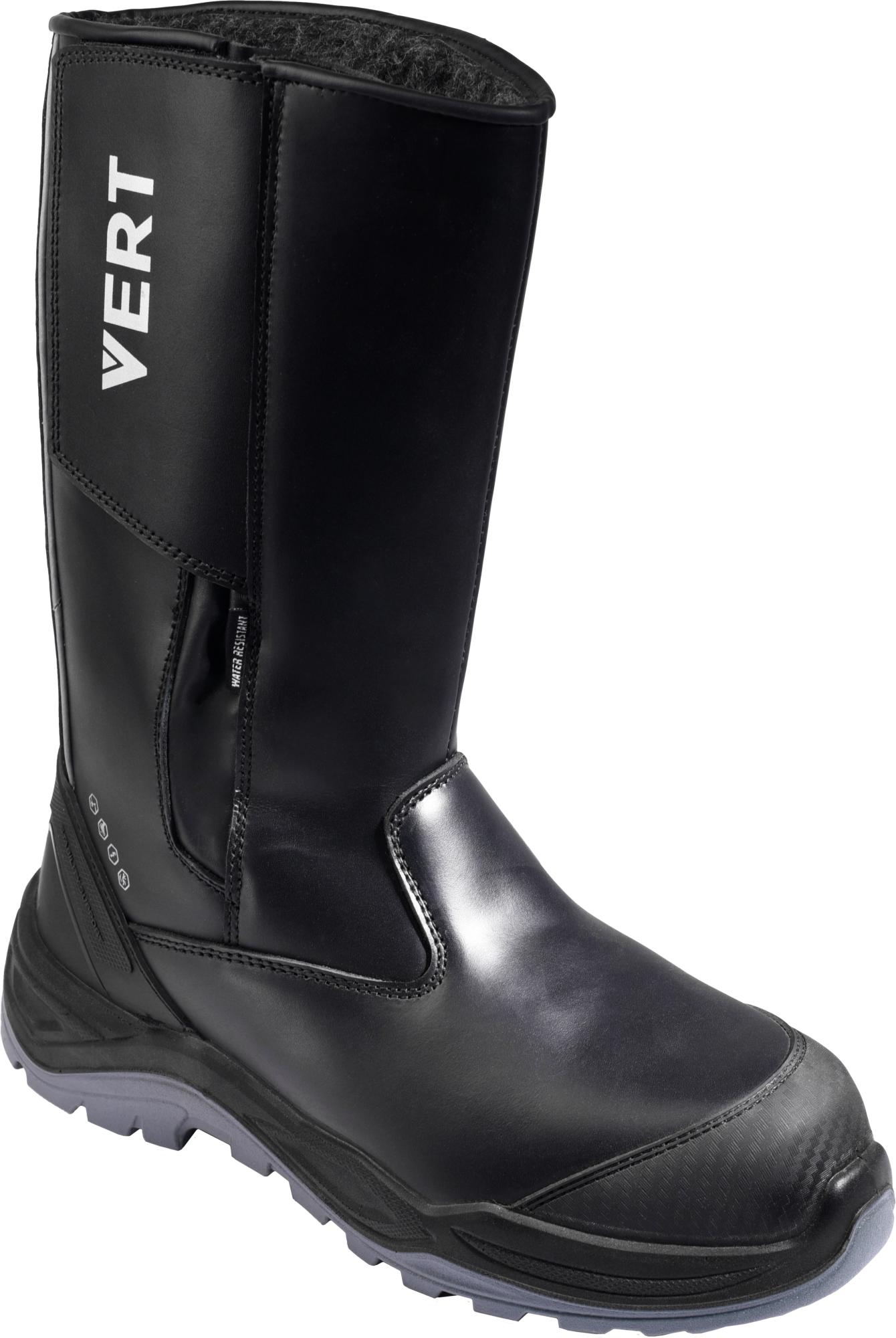 Сапоги VERT ПУ/ТПУ высокие шерст.мех с КП и КС