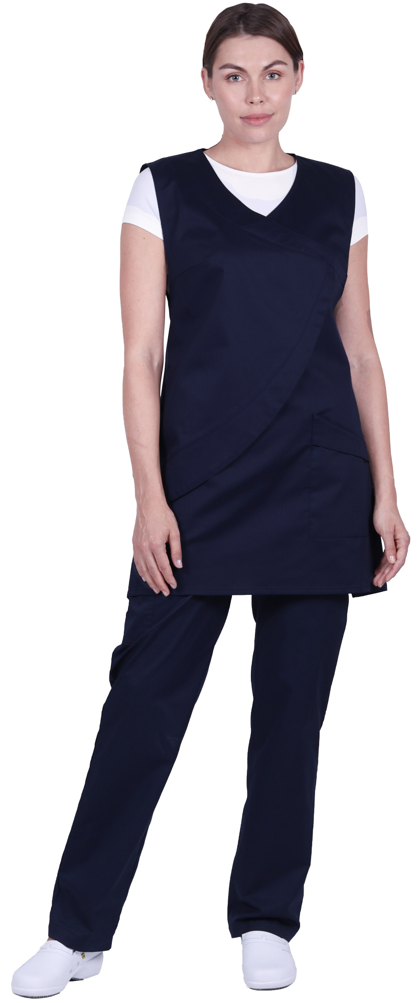 Униформа ВУППИ фартук брюки (синий)