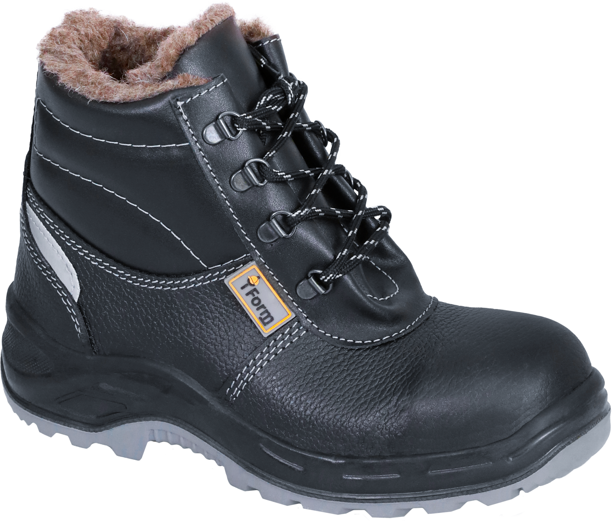 Ботинки TURBO ПУ/нитрил шерст. мех с КП