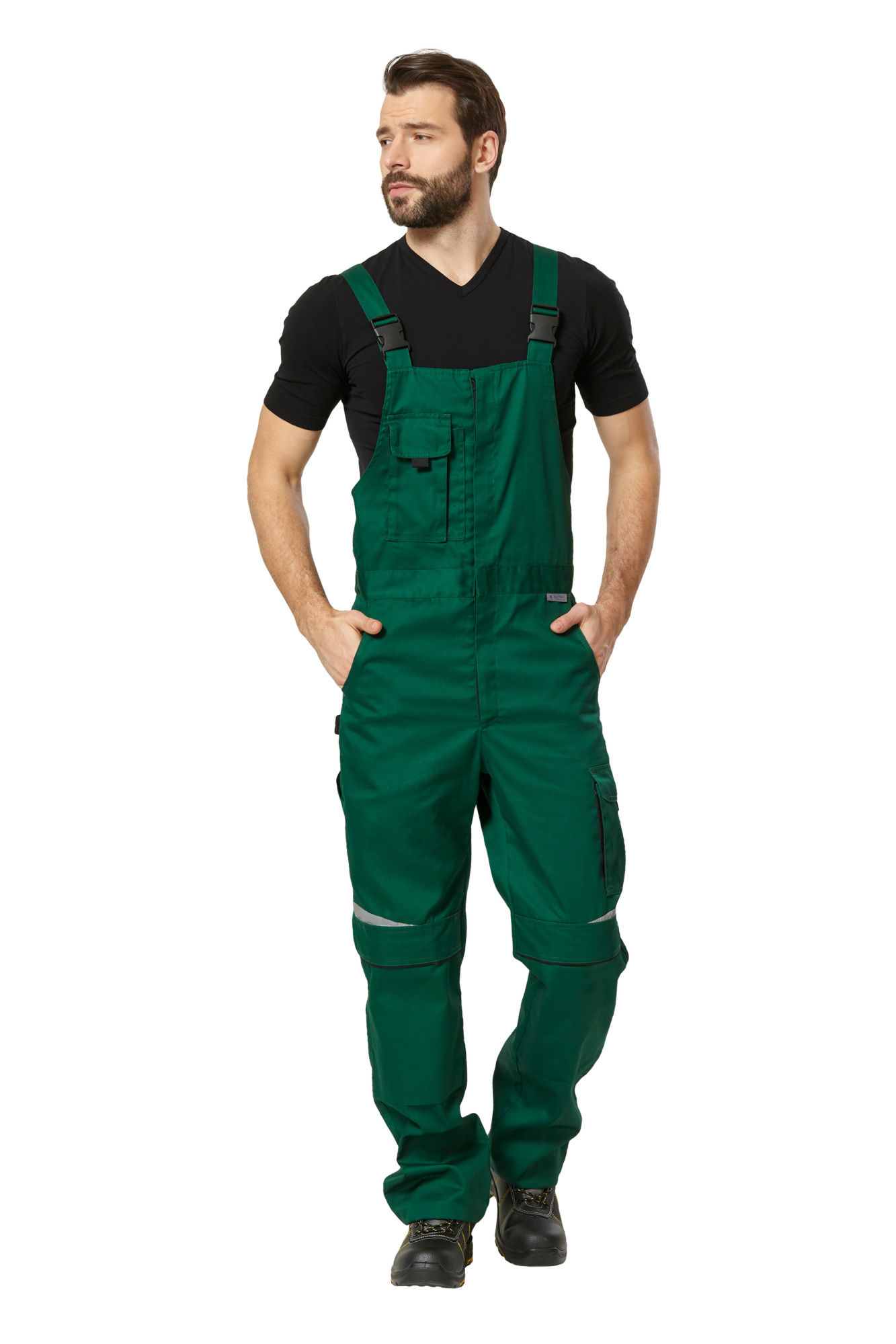 Полукомбинезон АЛАТАУ (зеленый/черный)