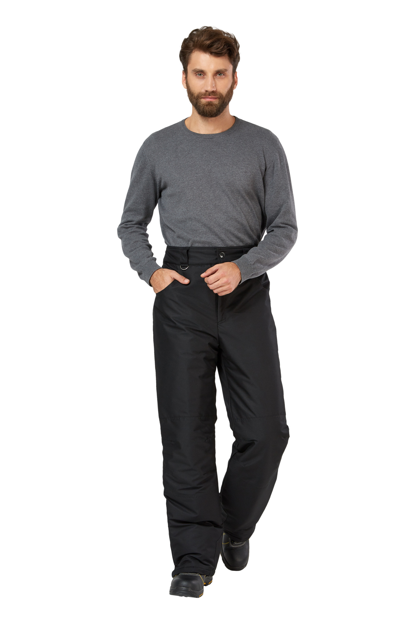 Брюки ДЭЛФ зимние (черный)