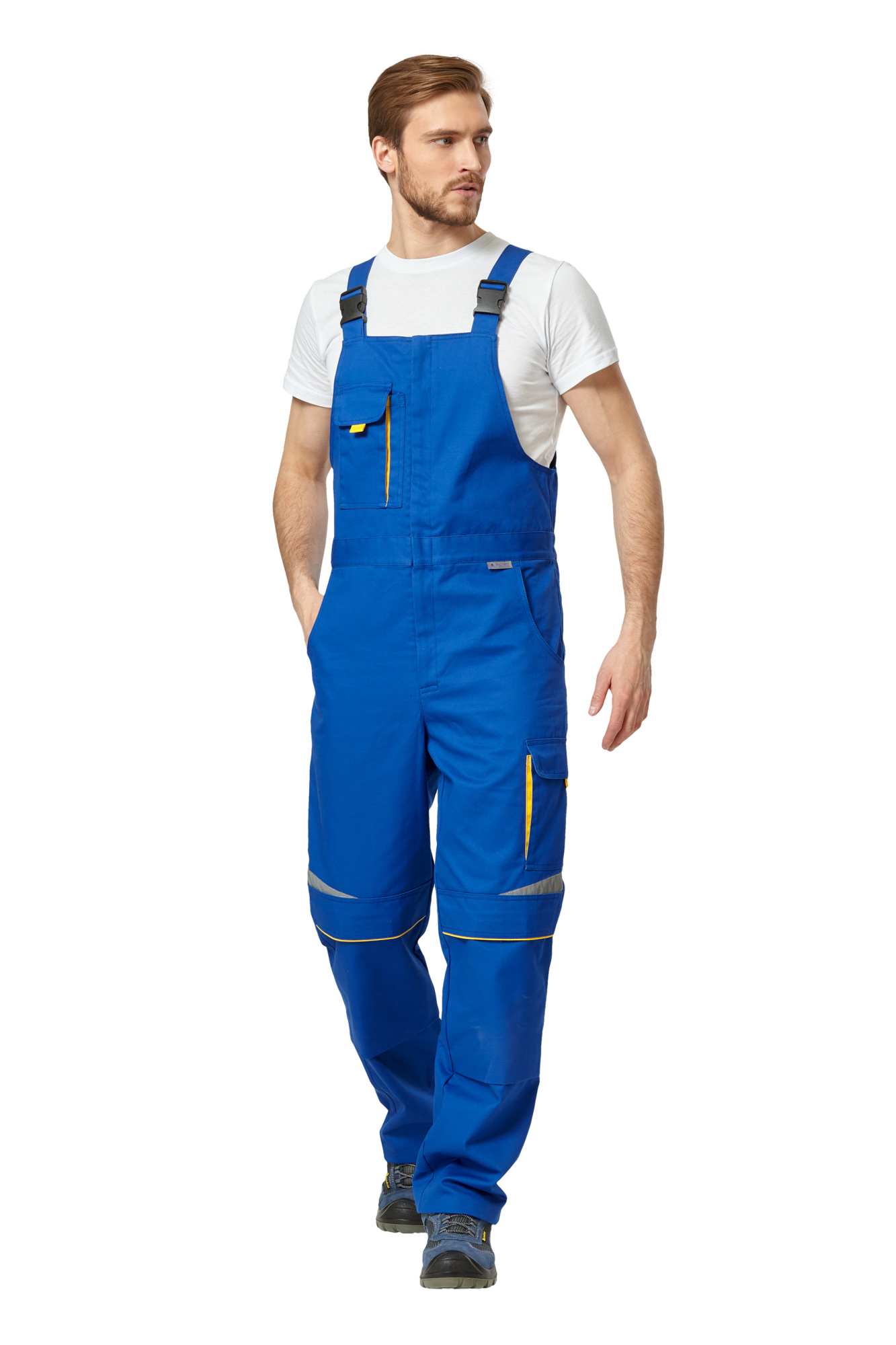 Полукомбинезон АЛАТАУ (васильковый/желтый)