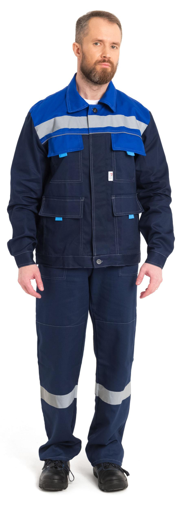 Костюм НОВА с СОП с ПК (т.синий/василёк)